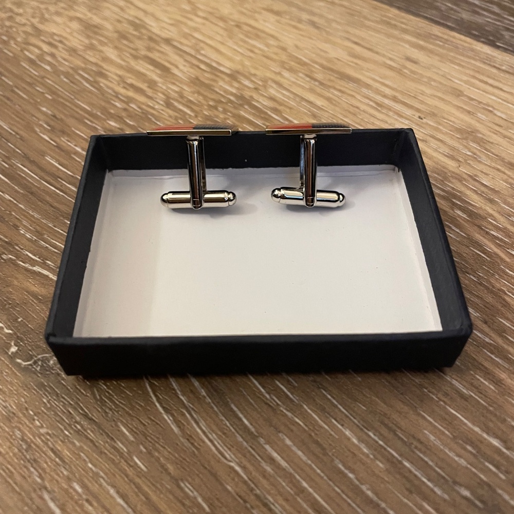 American Flag Cuff Links - Picture 2 of 2